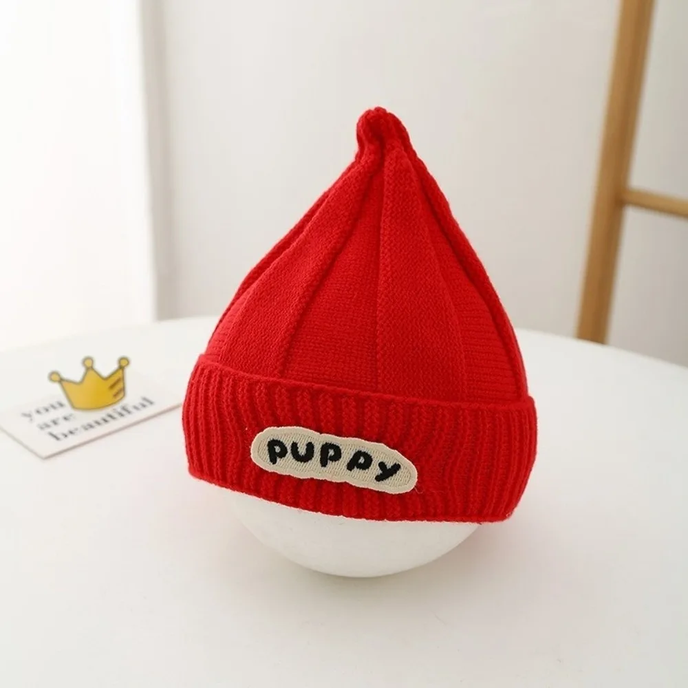 

New Knitted Pullover Cap Windproof Warm Beanie Hat Coldproof Knitted Cap 0-2Y
