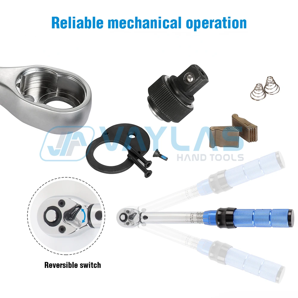 Imagem -03 - Chave de Torque de 214n.m 525n.m Chave de Soquete de Catraca Bidirecional Ferramenta Manual de Torque Predefinida Ajustável para Reparo de Carro e Bicicleta