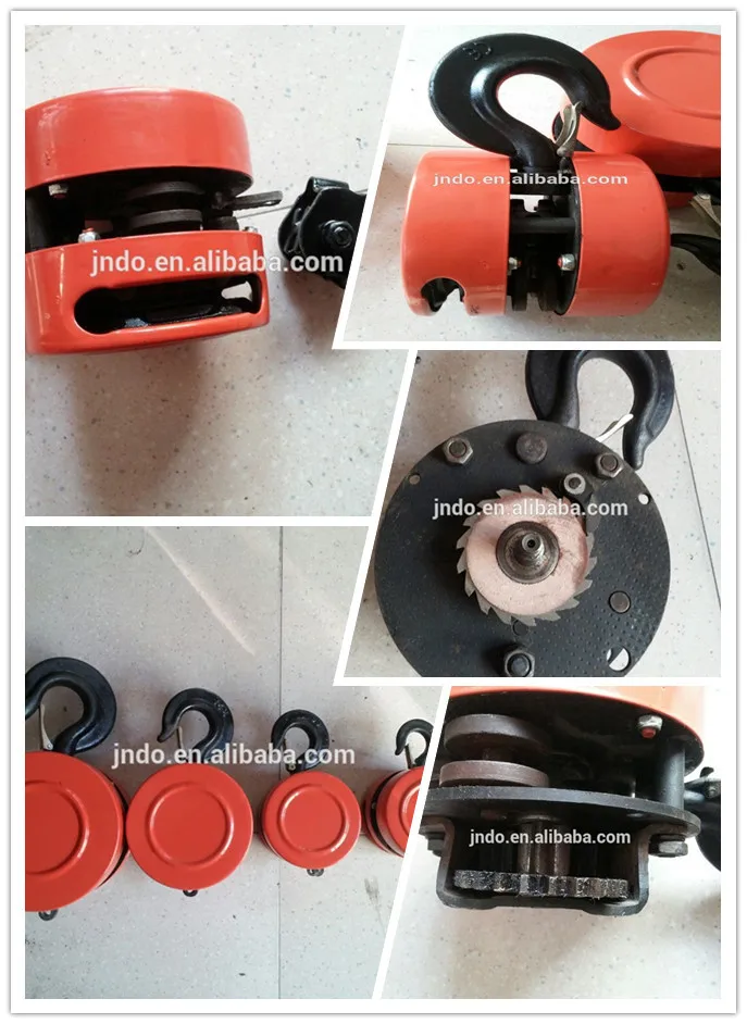 1T 3m Round Type Hand Chain Hoist Suitable for Construction, Workshop, Equipment Maintenance