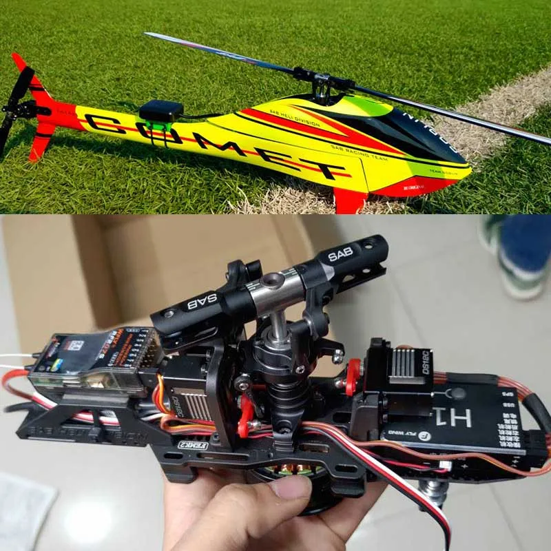 Flywing H1 Helicopter Flight Controller GPS Voltage Test One-key Return 3D Flying  for ALIGN T-REX SAB GAUI Scale Helicopter