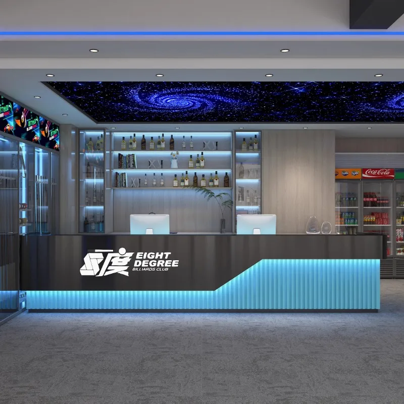 

Минималистичная клубная стойка регистрации, современная стойка регистрации для спортзала, стойка регистрации, ресторанный магазин, кофейня, магазин чая с молоком, офисная мебель FYR