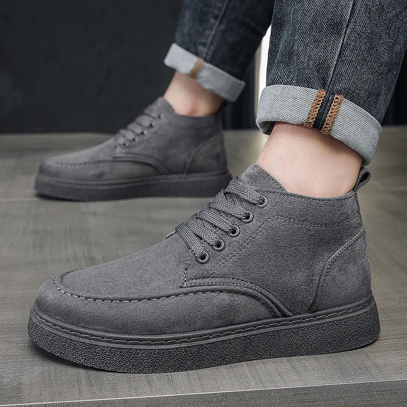 New Spring and Autumn British style men's casual single shoes versatile men's workwear shoes