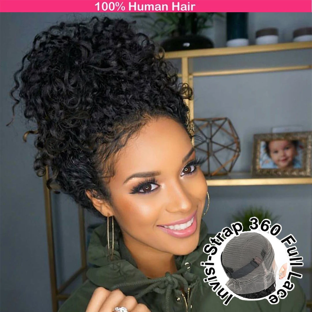 360 HD pleine dentelle bouclés perruques cheveux humains pré-plumés 13x6 13x4 dentelle frontale perruque vague profonde sans colle cheveux humains prêt à porter 30 pouces
