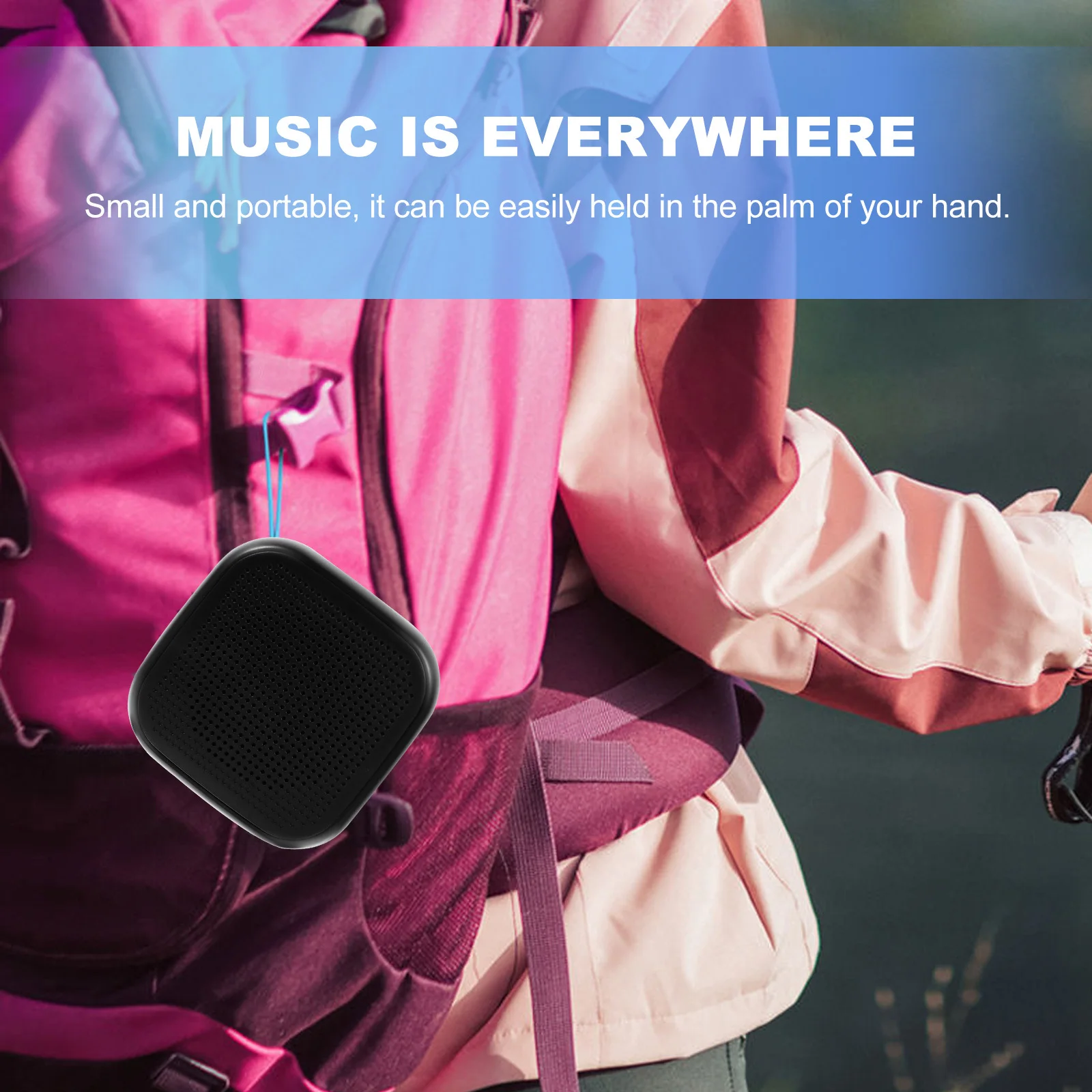 

1pc Mini Wireless Speaker 40Mm 16-Core Speaker Box Loudspeaker Portable Sound Box For Home Car Outdoor Use