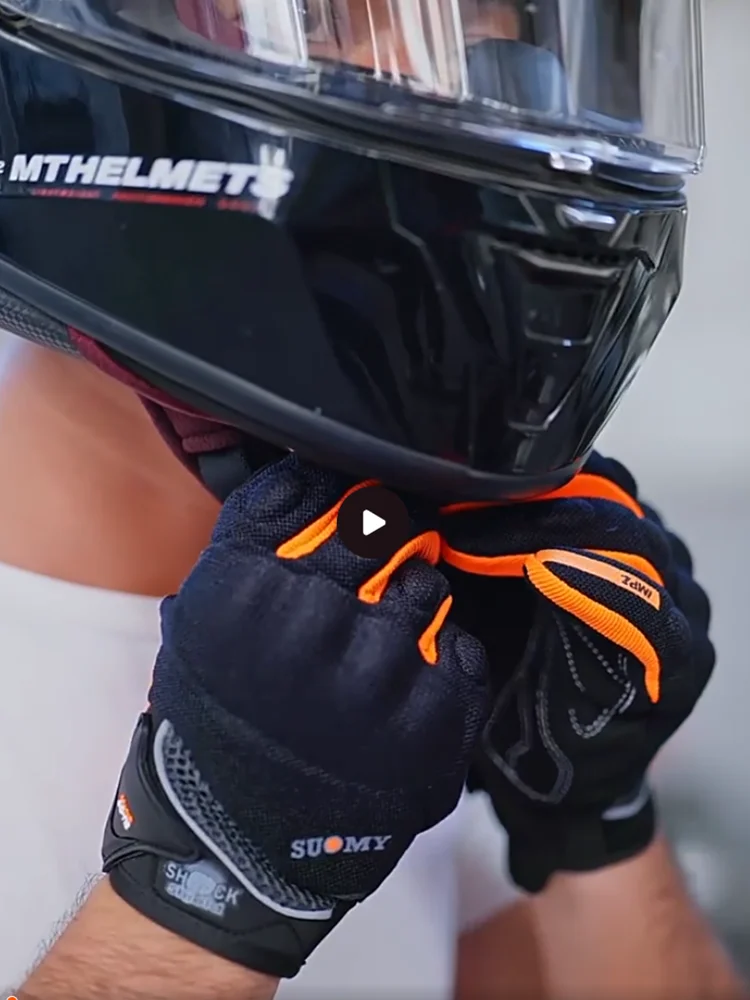 

SUOMY женские фиолетовые мотоциклетные перчатки с сенсорным экраном и полным пальцем для гонок, скалолазания, велоспорта, мотокросса, спортивного снаряжения, дышащая сетка