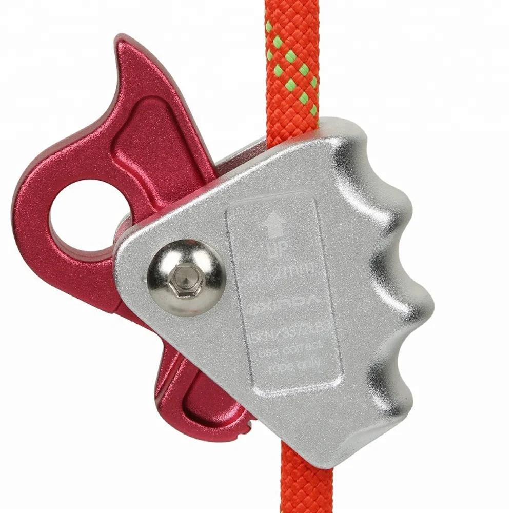 cheap wholesale  aluminum safety rope grabs fall protection for outdoor climbing mountaineering