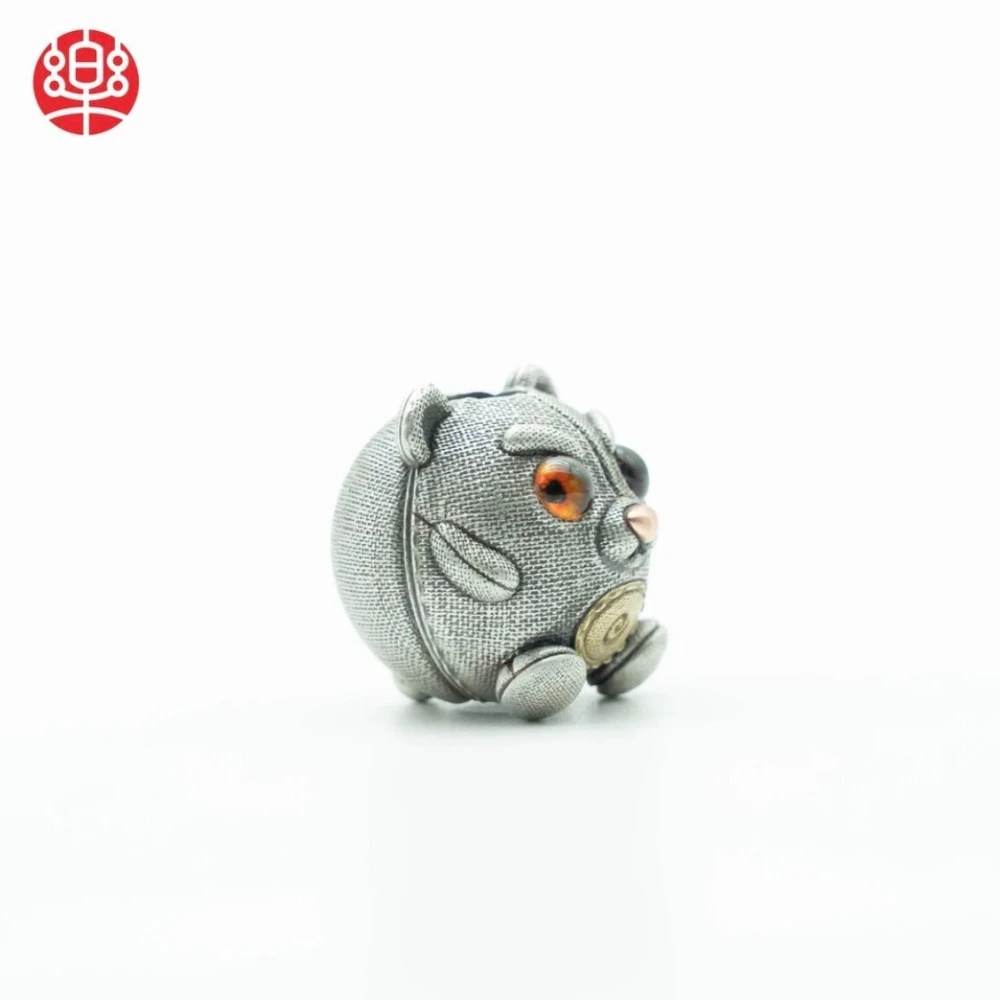 LEYANG EDC Bear DIY Knife Pendant Paracord Tail Pendant EDC Fingertip Push Card Pendant Stress Relief Toy