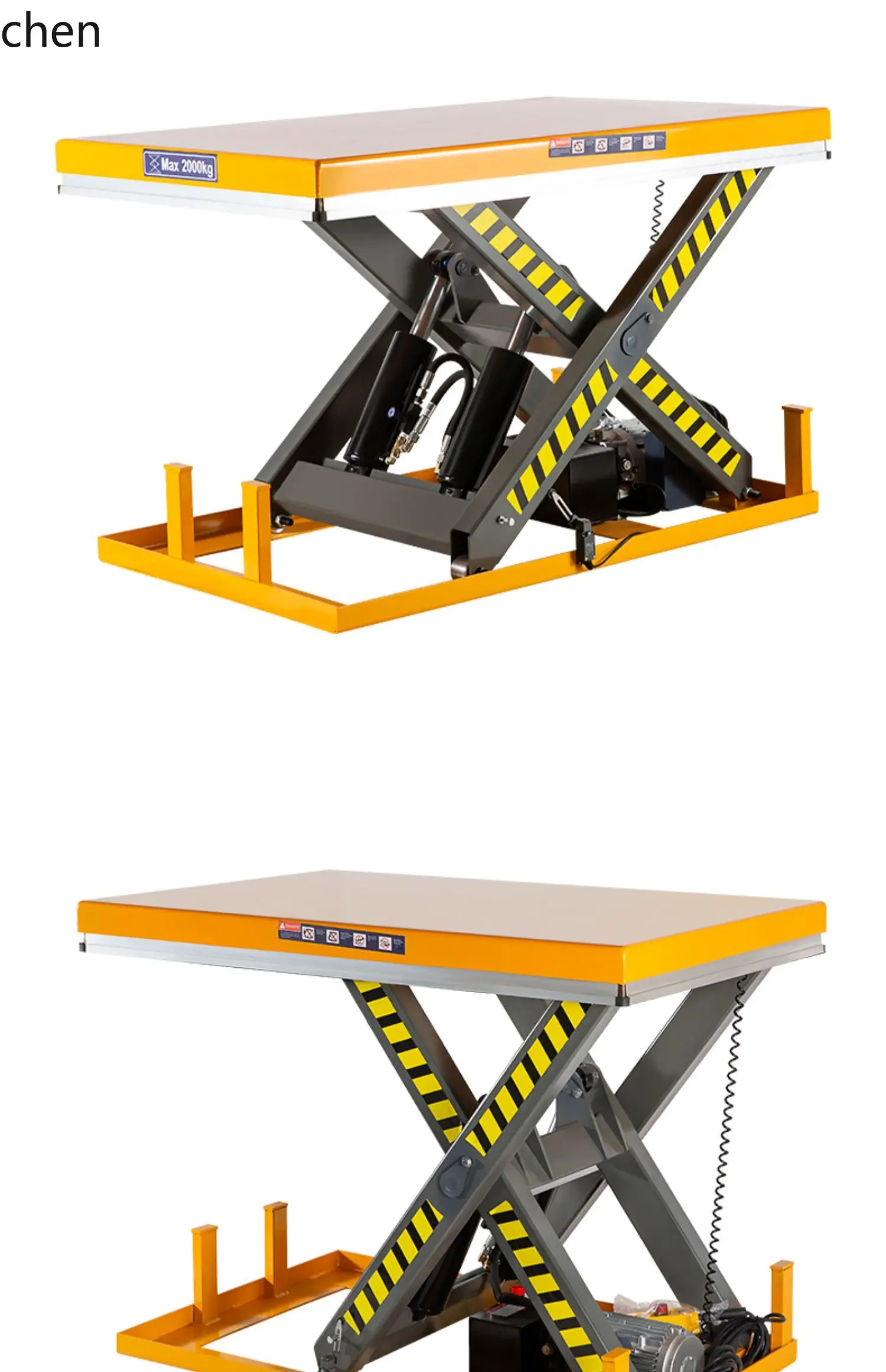 

ZML fixed electric lifting platform truck lift mobile small hydraulic freight elevator