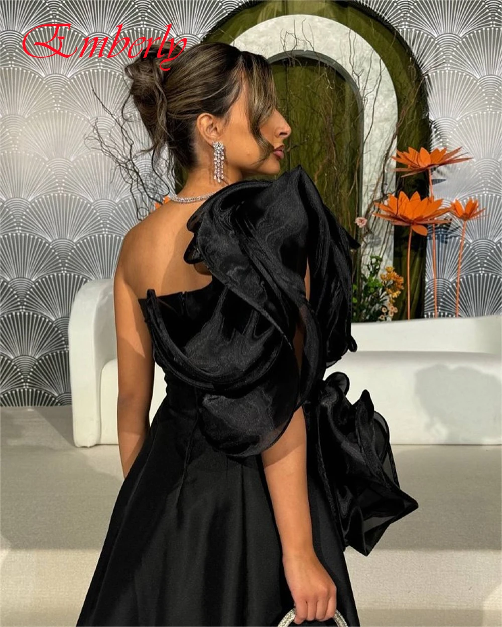 Атласное вечернее платье трапециевидной формы с разрезом на одно плечо, вечерние платья для выпускного вечера, изысканные платья для особых случаев