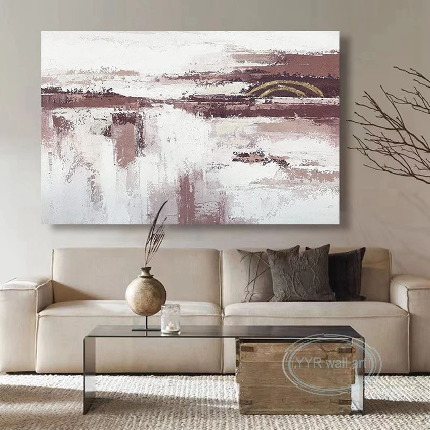 

Abstract Wall Art Canvas Decor Poster Handmade Oil Painting Home Aesthetic Mural Custom LivingRoom Sofa Salon Bedroom Restaurant