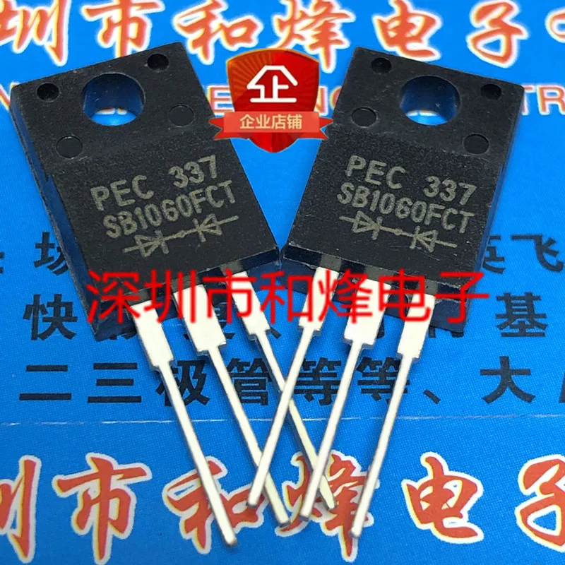 5PCS-10PCS SB1060FCT  TO-220F 60V 10A   New And Original On Stock Quiky Shipping