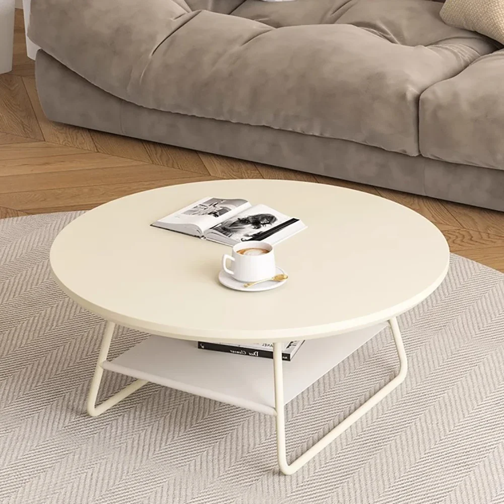 

Classic Round Coffee Table Luxury European Beauty Simple Coffee Table Minimalist Unique Table Basse De Salon Home Furniture