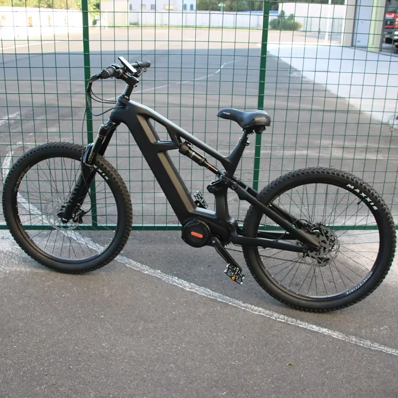 

Ebike Eu Warehouse Electric Full Suspension Mountain Bike 27.5/29 Carbon Fiber Mid Drive Electric-mountain-bike-china