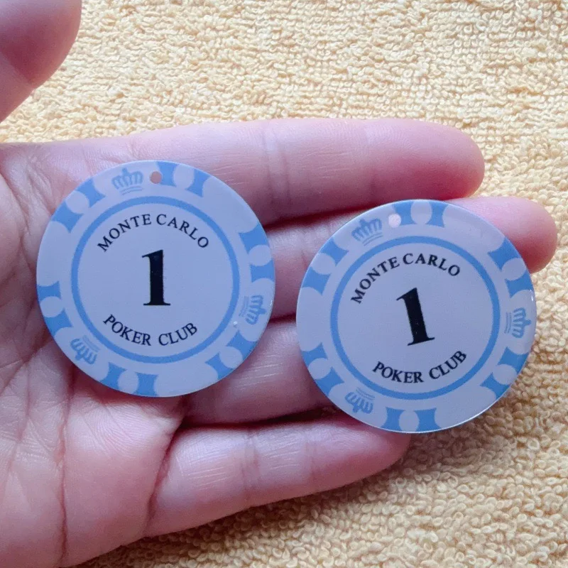 10pcs Acrylic Digital Pendant for DIY Jewellery Making