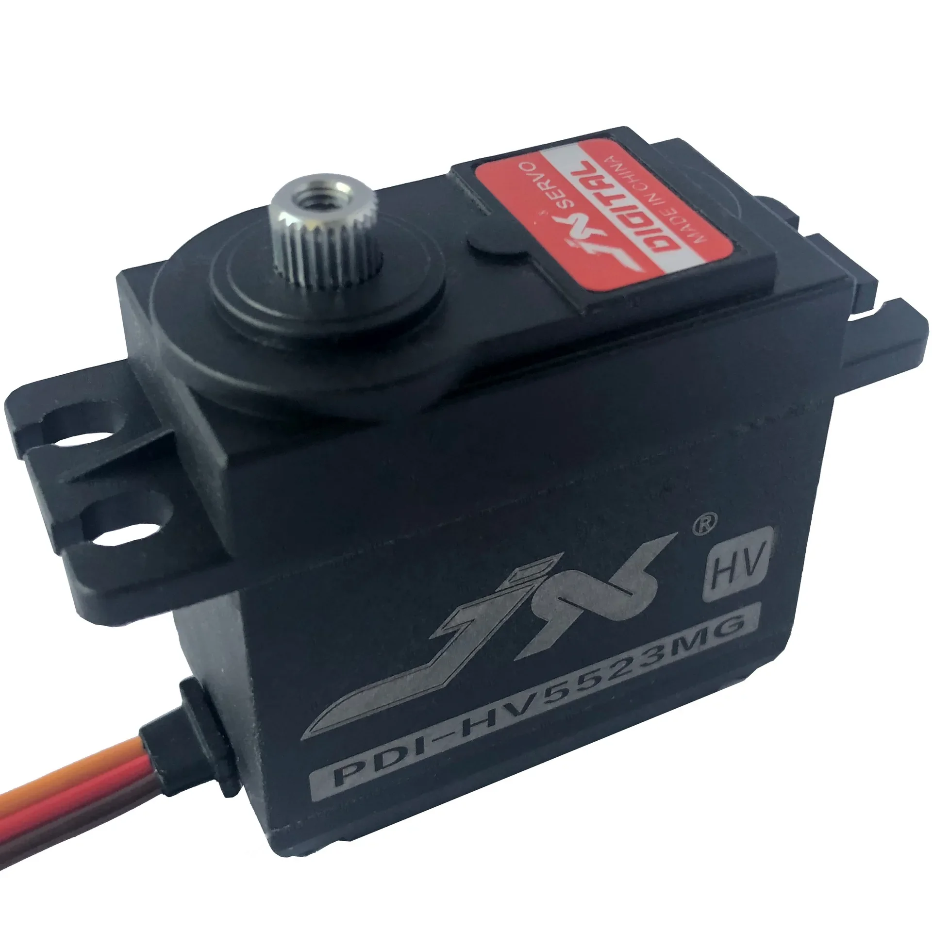 JX เซอร์โว PDI-HV5523MG 23kg 8.4V 0.16 Sec เกียร์โลหะ Servo มาตรฐานสำหรับ1:8 1:10 mobil RC หุ่นยนต์เครื่องบิน PDI-6225MG-300 HV อัพเกรด