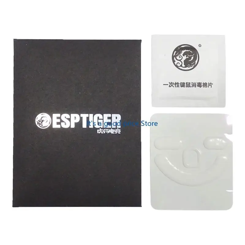  1Set Esportstiger SNOW Series Mouse Feet Mouse Skates Stickers for DeathAdder