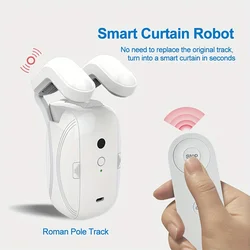 Smart Curtain Motor Remote Button Control Tuya Automatic Roman rod Track Motor Curtain Robot Automatic Curtain Opener