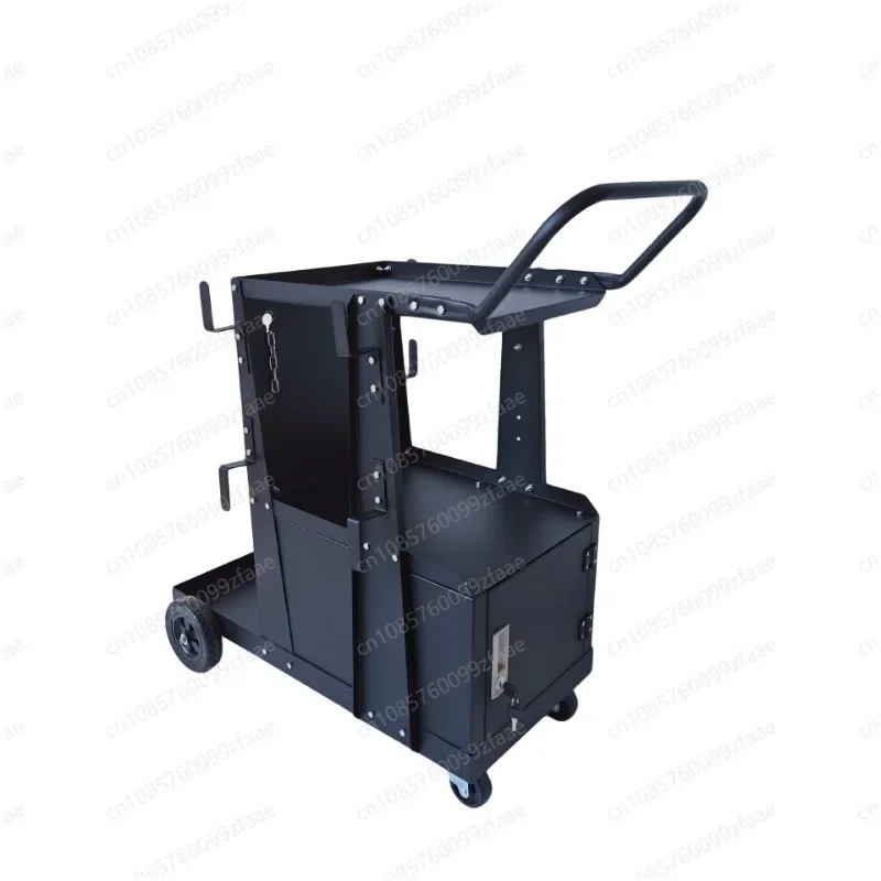 

Welding tool cart with door, welding equipment cart, handle movement design