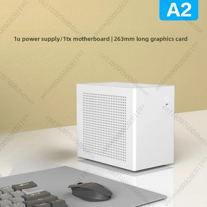 A2 liga de alumínio itx pequeno chassi desktop mini host A4 K39 chassi