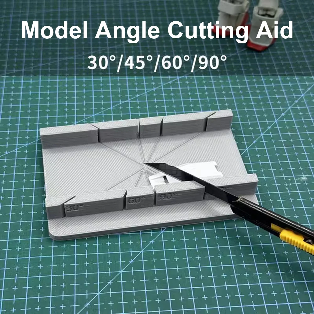 1PC Model Craft Tools Multi-Angle Cutting Aid 30°/45°/60°/90° Angle Cutting Fixer Model Tools Diorama Kit Modeling Hobby Making