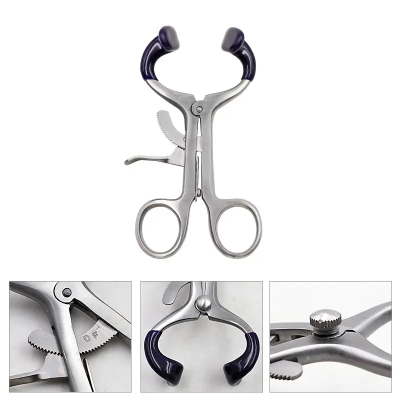 

1pc Dental Mouth Retractor Orthodontic Opener Oral Pliers Stainless Steel Molt Scratch-Proof Surgical Forceps Instrument