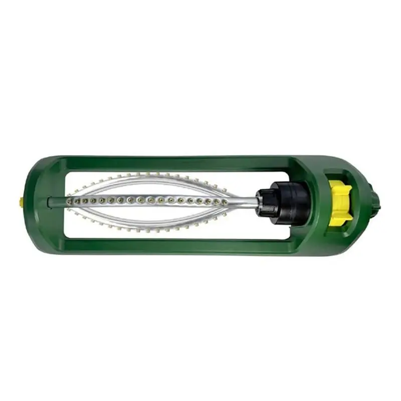 ABVG-Lawn Sprinkler Automatic Lawn Swing Sprinkler 18 Nozzles Garden Water Oscillating Sprinkler For Large Lawn Yard Garden Gass