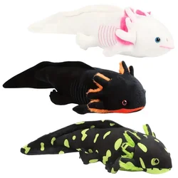 Salamandrid-juguete de peluche Axolotl para niños y niñas, animales de peluche divertidos, muñecas de juguete Axolotl, compañero, regalos de Navidad y HALLOWEEN