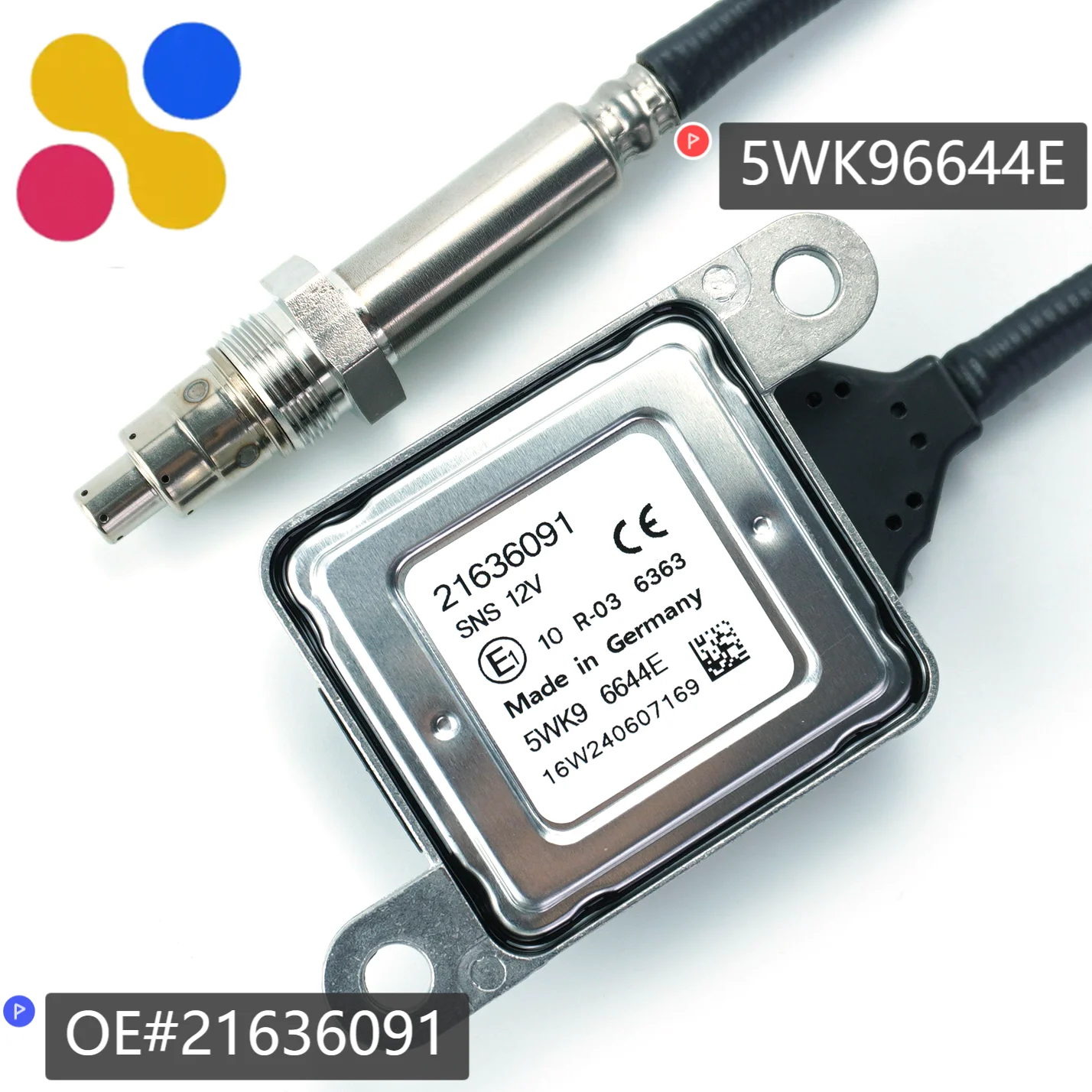 

5WK96644E 21636091 New Nitrogen Oxide Sensor 5WK9 6644E High Performance NOx Sensor for Volvo Factory Outlet Truck Parts