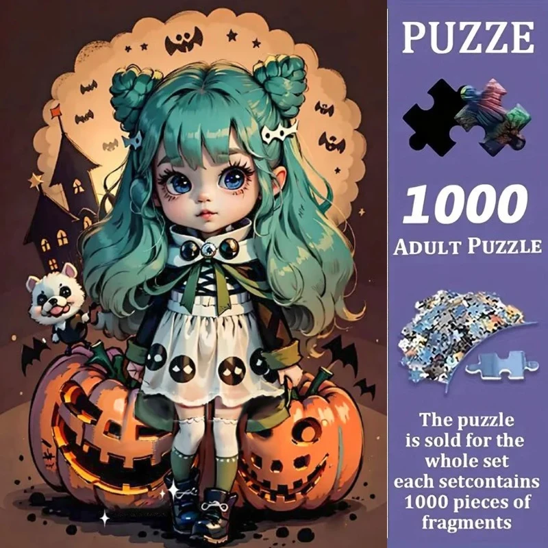 

500/1000 Pieces Jigsaw Puzzle Little Girl And Bunny Bear Jigsaw Puzzle Educational Toy for Kids Children 's Games Gift
