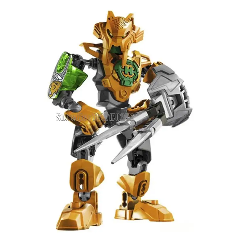 سلسلة 6 قطع هيرو فاكتوري 3 نجوم جندي سترينجر/عاصفة/روكا روبوت لعبة مكعبات البناء