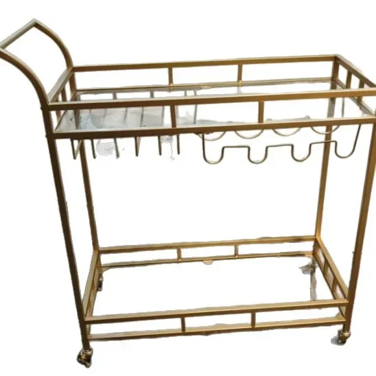 Commercial Trolley for Hotel for Restaurant Floor Protection Versatile Use Long Lasting Durable Build Reinforced Frame