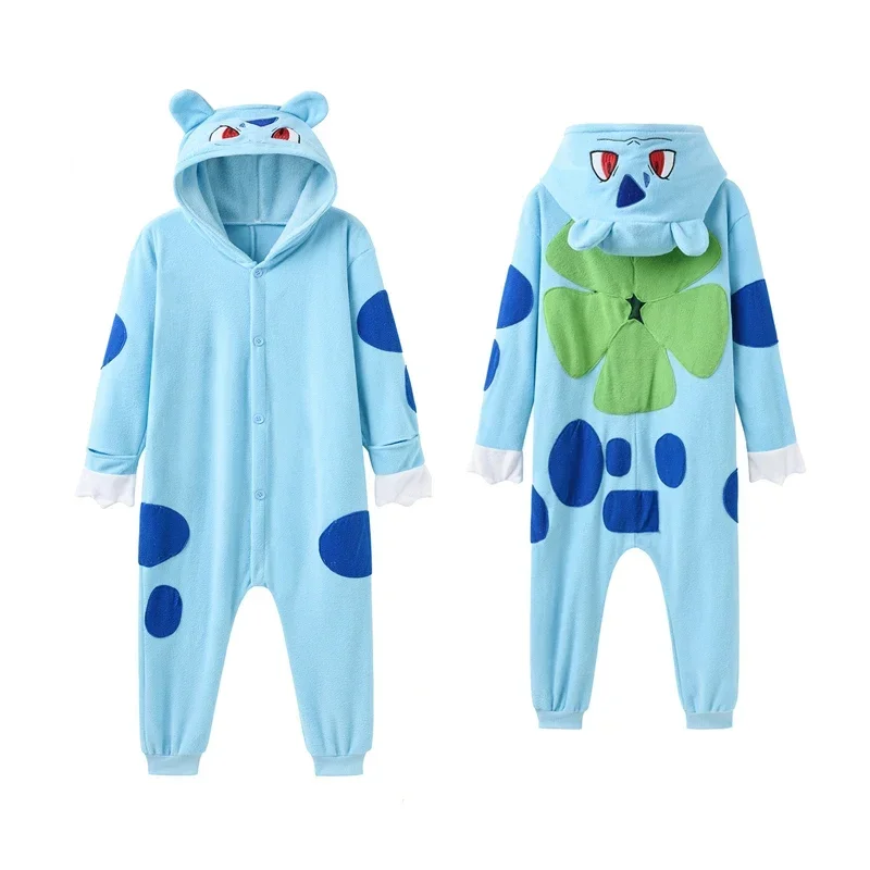 2025 New Cartoon Kigurumi Dragon Onesie Boys Halloween Festival Party Cosplay Costume Kids Pajama Children Charizard  Outfit AFF