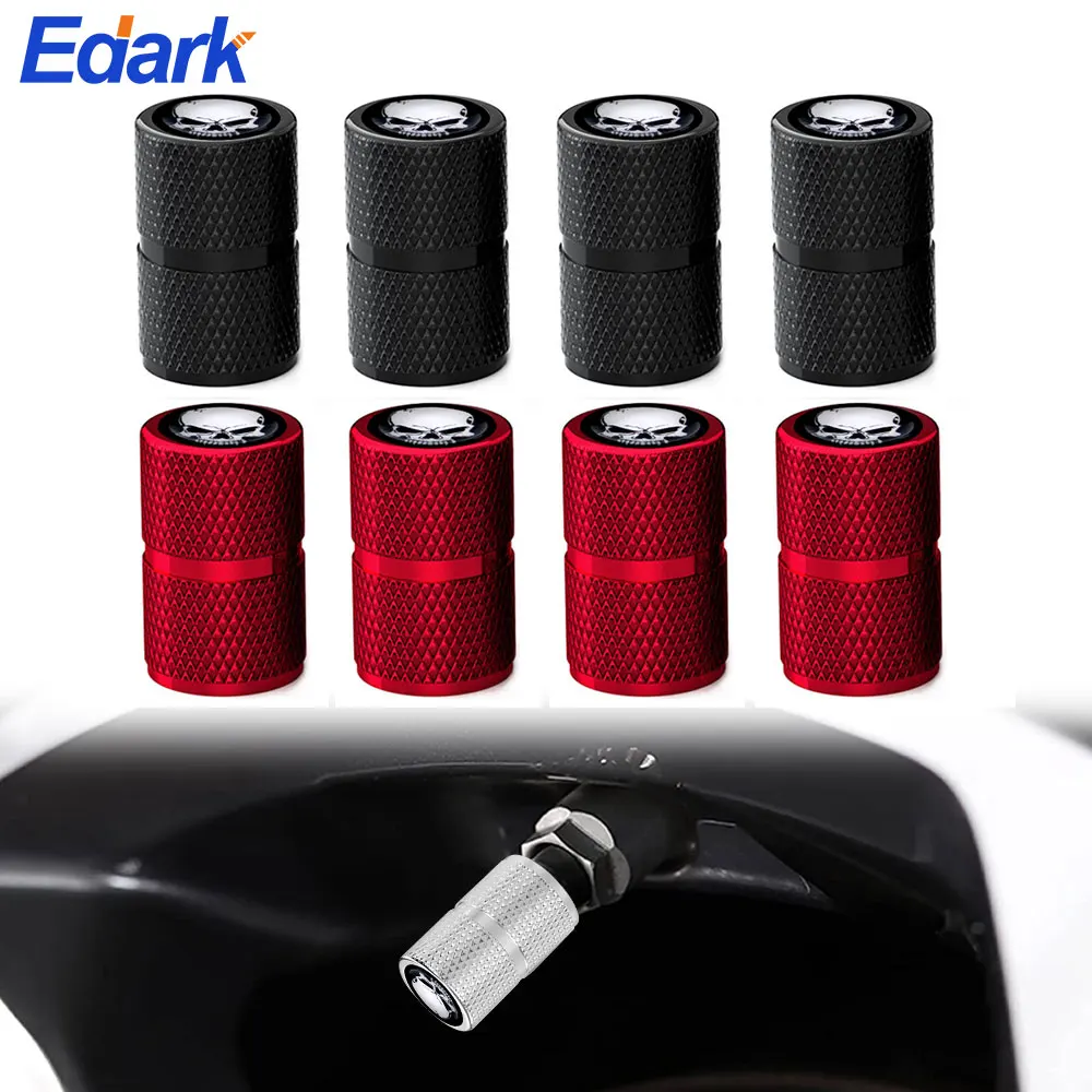 

4Pcs Valve Stem Caps, Aluminum Tire Valve Caps, Universal Dust Proof Stem Covers for Cars, Trucks, Bikes, Motorcycles, Bicycles