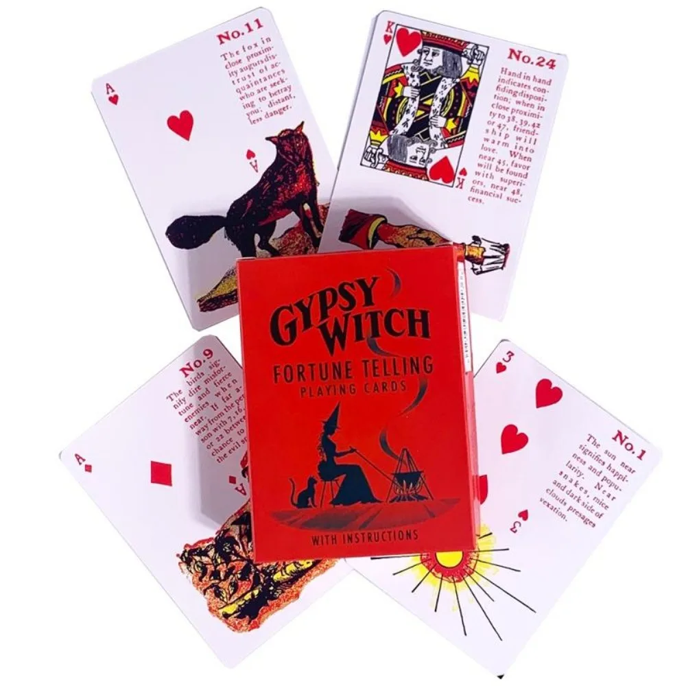 Gypsy Witch Fortune Telling Playing Cards Tarot Cards Oracle Board Game Entertainment