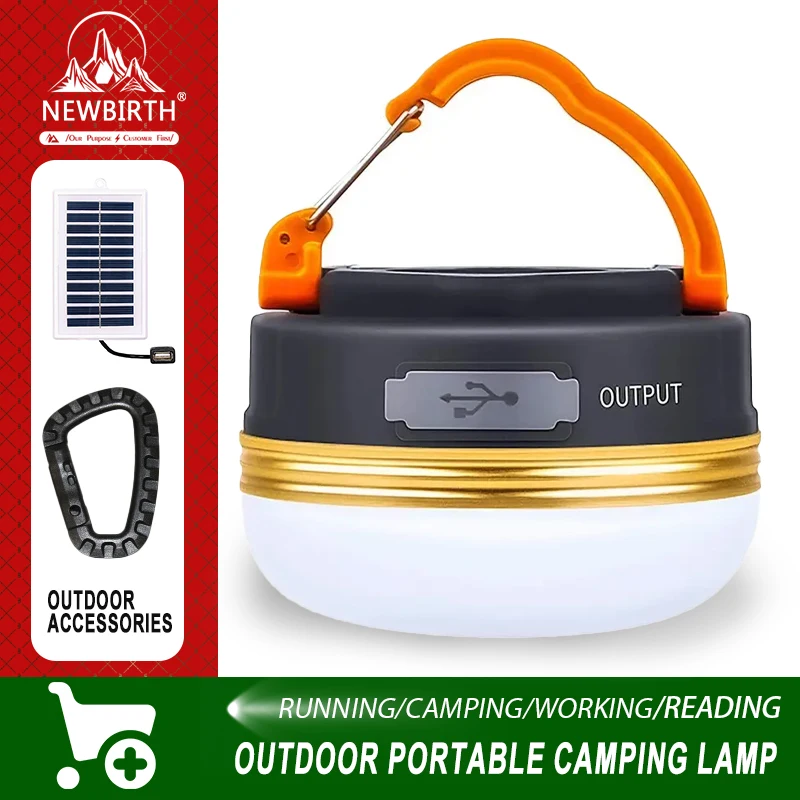 10W Portable LED Camping Lantern, 3 Modes Magnetic Base & Hanging Hook, Outdoor Tent Light,Emergency Light for Home Power Outage