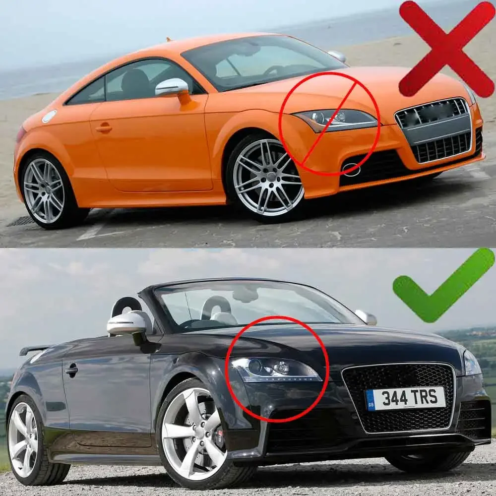 لأودي TT TTS TT RS 2008-2014 المصباح الخلفي الإسكان صندوق إضاءة مصباح الإسكان البلاستيك العلوي قذيفة قاعدة
