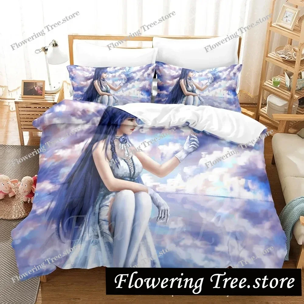 

Honkai Impact 3 Bedding Set Single Twin Full Queen King Size Game Anime Bed Set Aldult Kid Bedroom Duvetcover Sets 3D Print 025