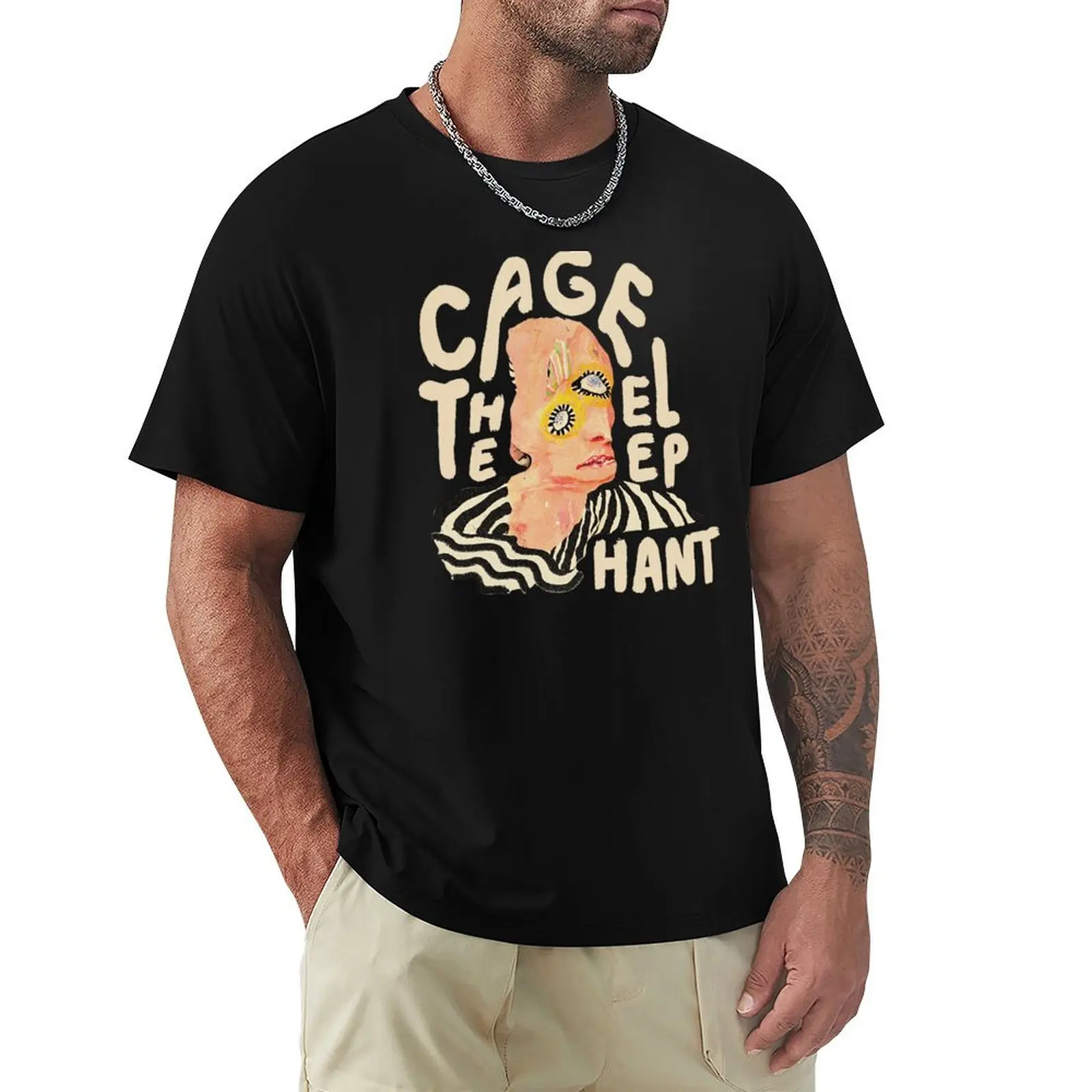 

Elephant The Cage T-Shirt football t shirt summer 2025 black t shirts for men