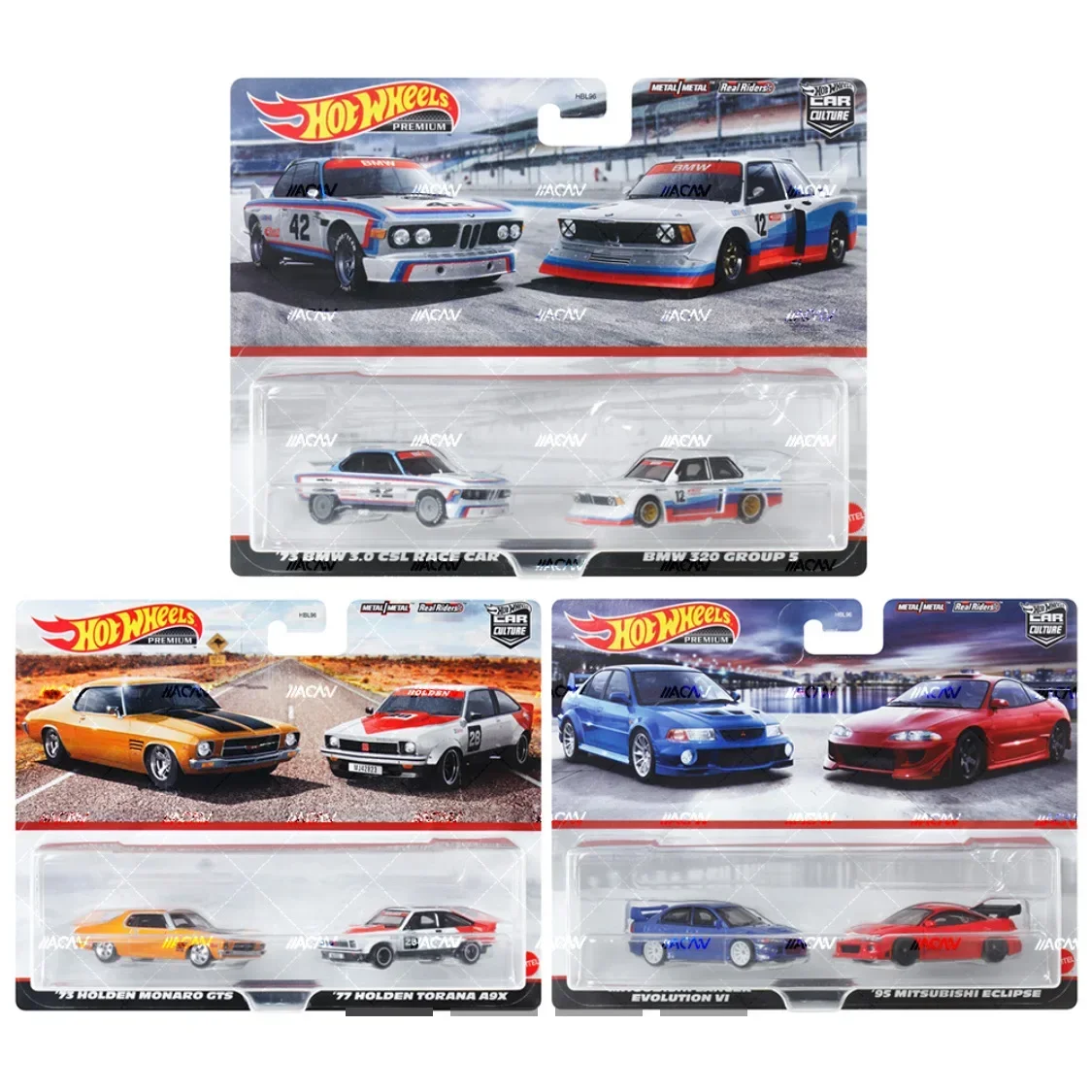 Orginal Hot Wheels Premium Car Culture 1:64 Diecast Super Street Nissan Sentra Ser Silvia Subaru Bugatti Vehicles Model Gift