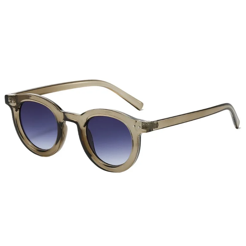New Men European and American Fashion Rice Nail Sunglasses Korean Edition Personalized Sun Glasses Women Retro Street Glasses