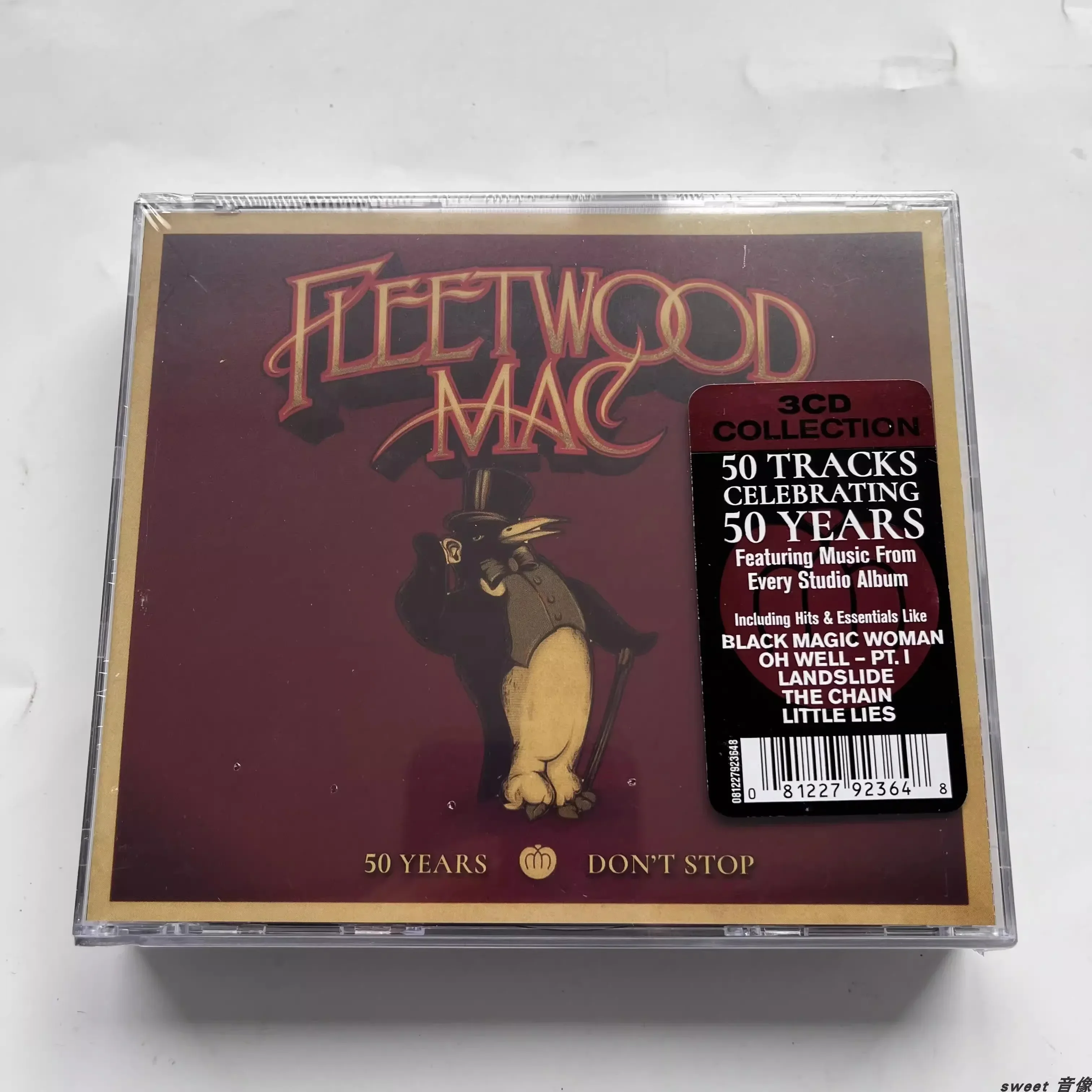 

Rock band Fleetwood Mac John McVie Music CD 50 Years Don't Stop Album 3pcs Music Record Walkman Party Soundtracks Box