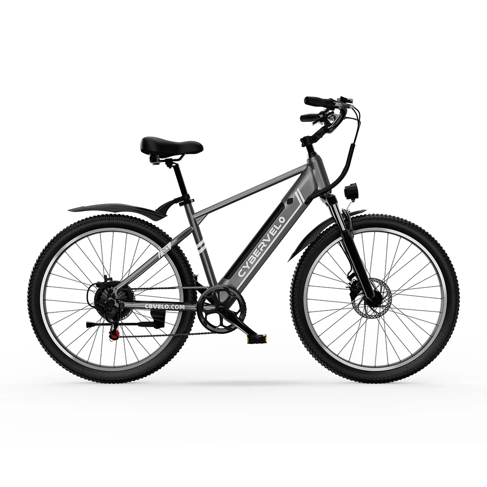 Cybervelo EK3 26" Adult E-Bike, 1000W Peak Motor, 48V Waterproof Removable Battery, 7-Speed Electric Bicycle for Commuting Beach Snow Men & Women image 3