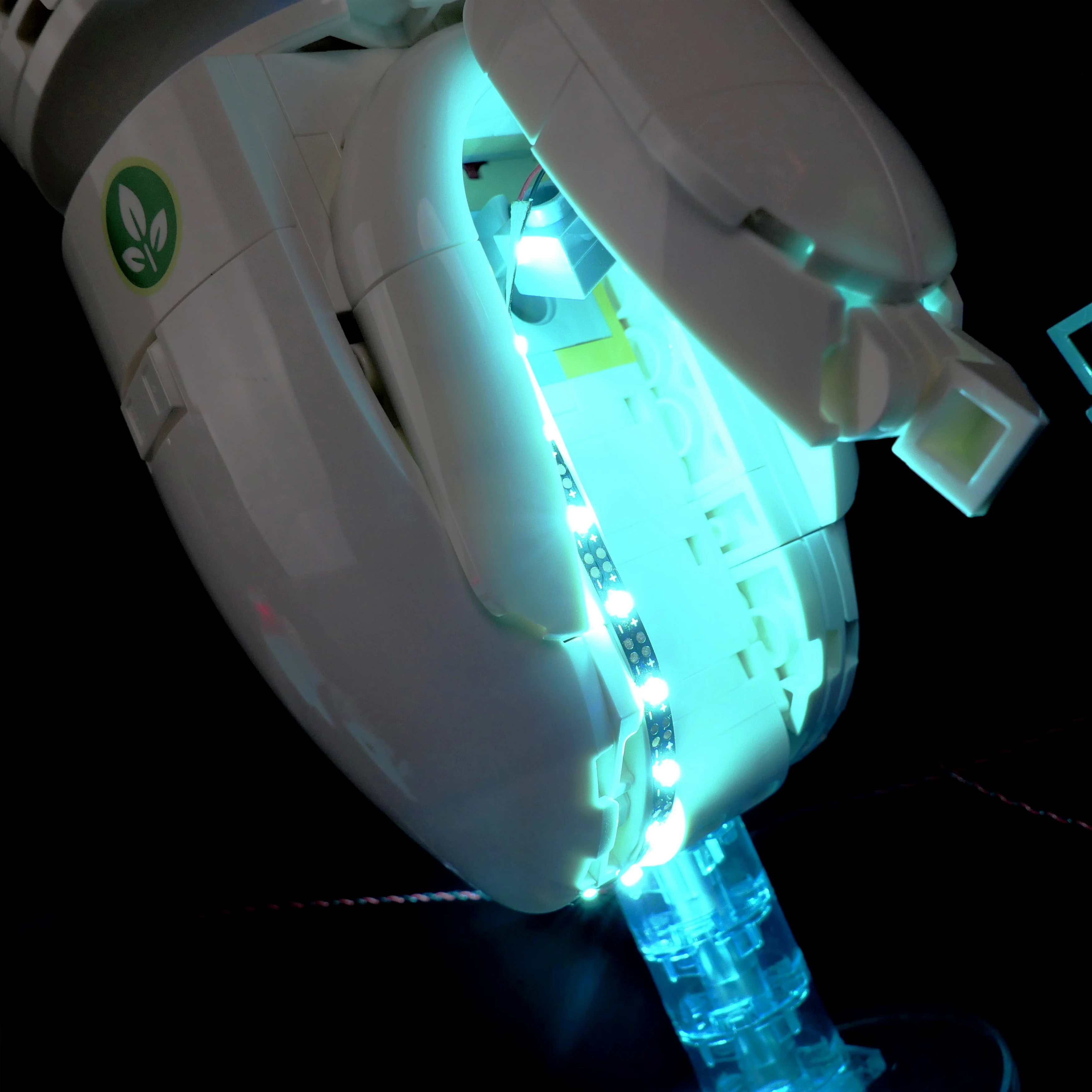 مجموعة إضاءة LED متوافقة مع مكعبات بناء نموذج روبوت 43279 ملحقات مصابيح التحكم عن بعد للعرض (الأضواء فقط) #5