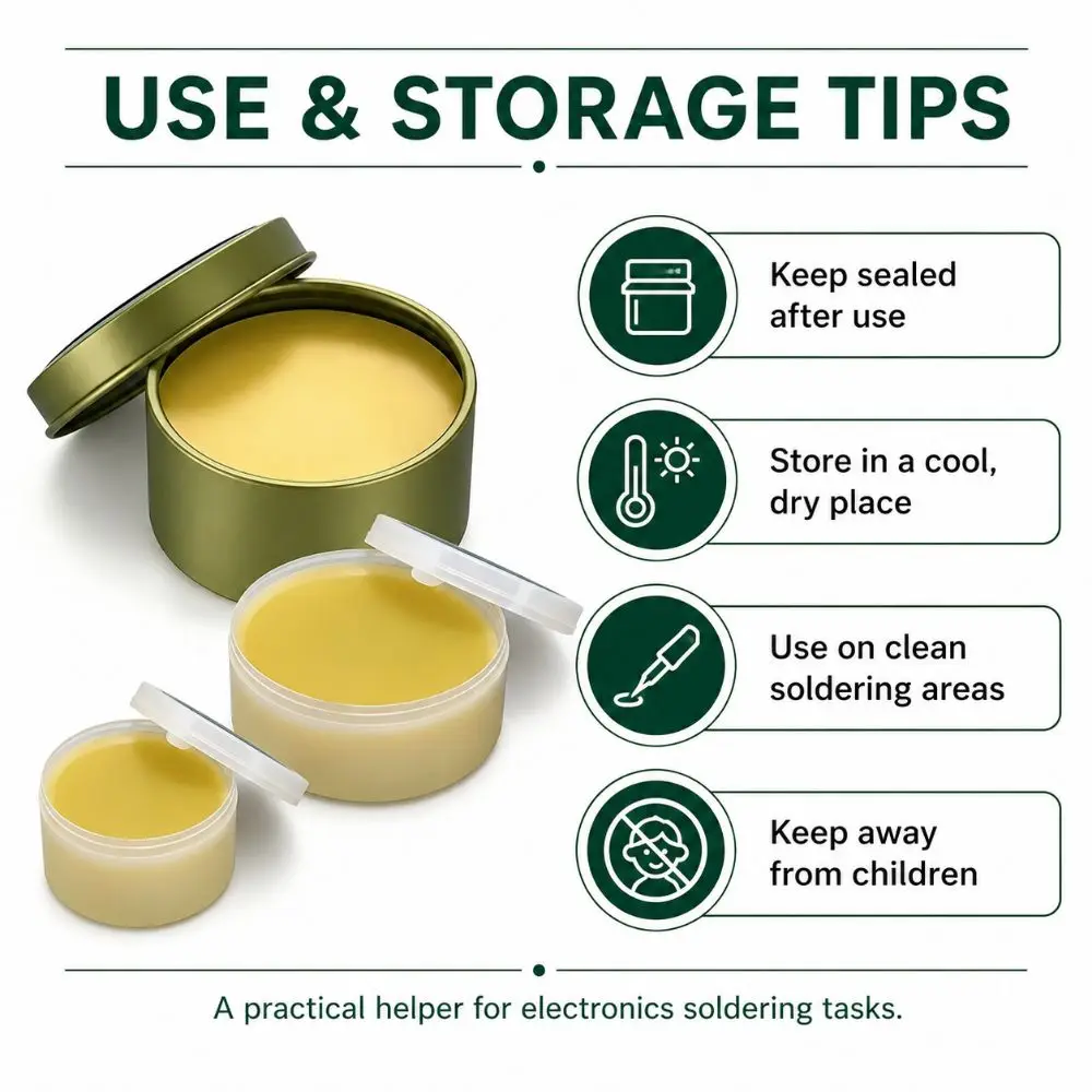 High-Quality No-Clean Soldering Flux Paste Lead-Free Rosin Base Rosin Flux 100g/30g/10g Welding Flux Paste Welding Application