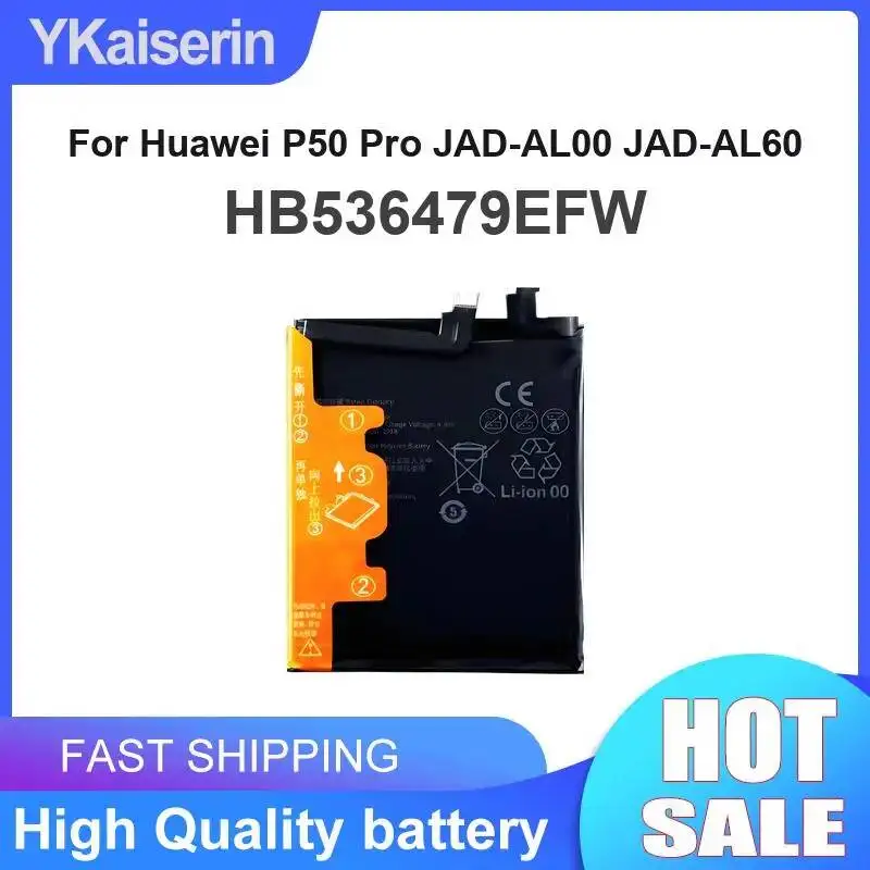 HB536479EFW For Huawei P50 Pro Jad-AL00 Jad-AL60 Portable Safe And Reliable Mobile Phone Battery 4360mAh