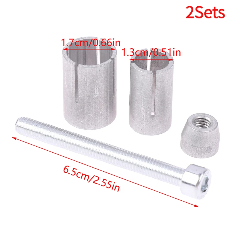 2Sets Motorcycle Expansion Screw Handguard Handlebar End Plugs Screw Universal Handle Bar Expand Screws Accessories.