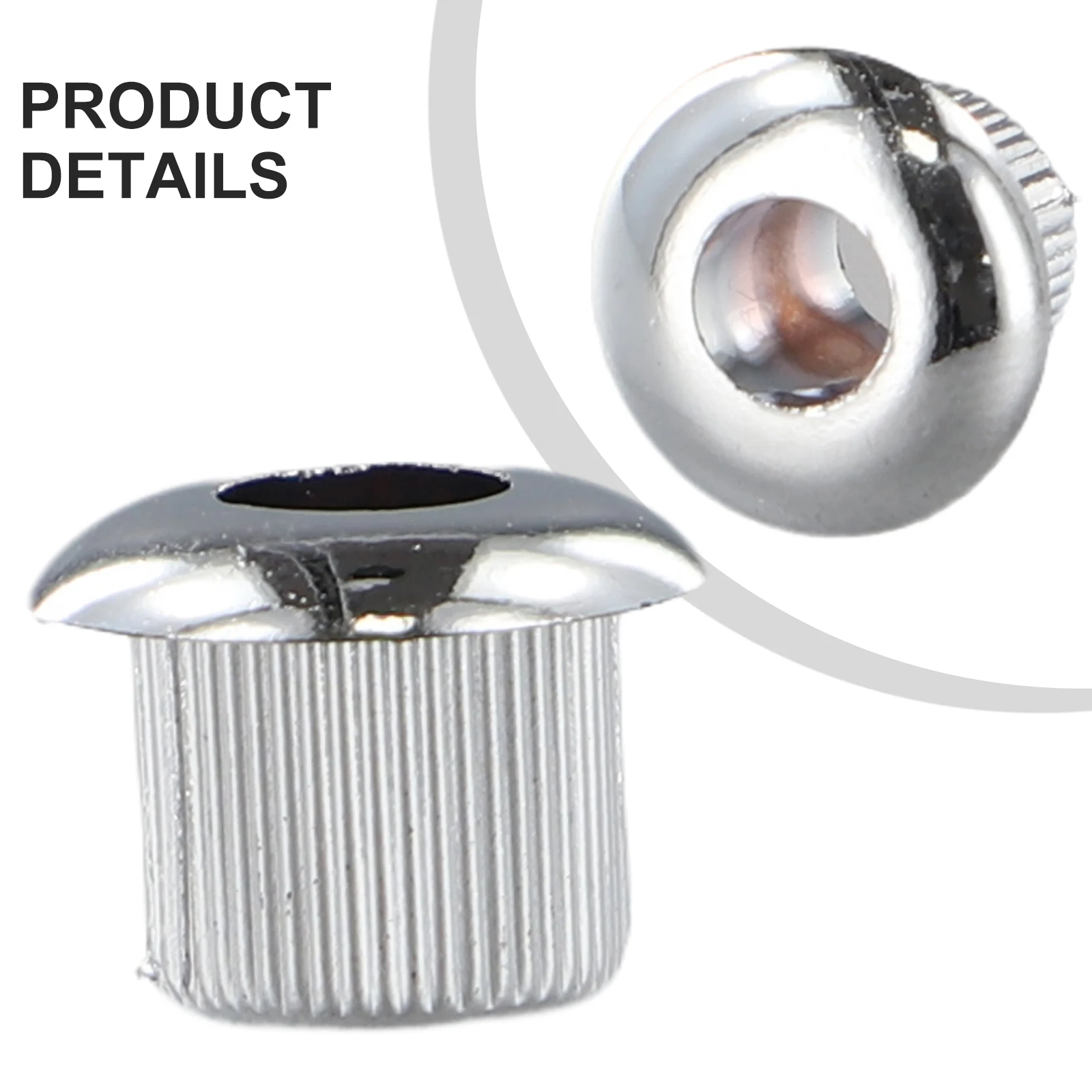 1 Set 10MM Reducer Bushes Bushes Ferrules Nuts For Vintage Guitar Machine Heads Tuners Replace Practical Parts