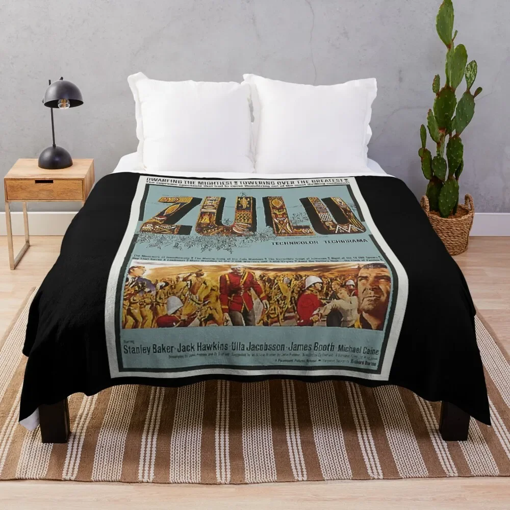 

ZULU MOVIE POSTER. Classic Throw Blanket Sofa Quilt Thermal Blankets