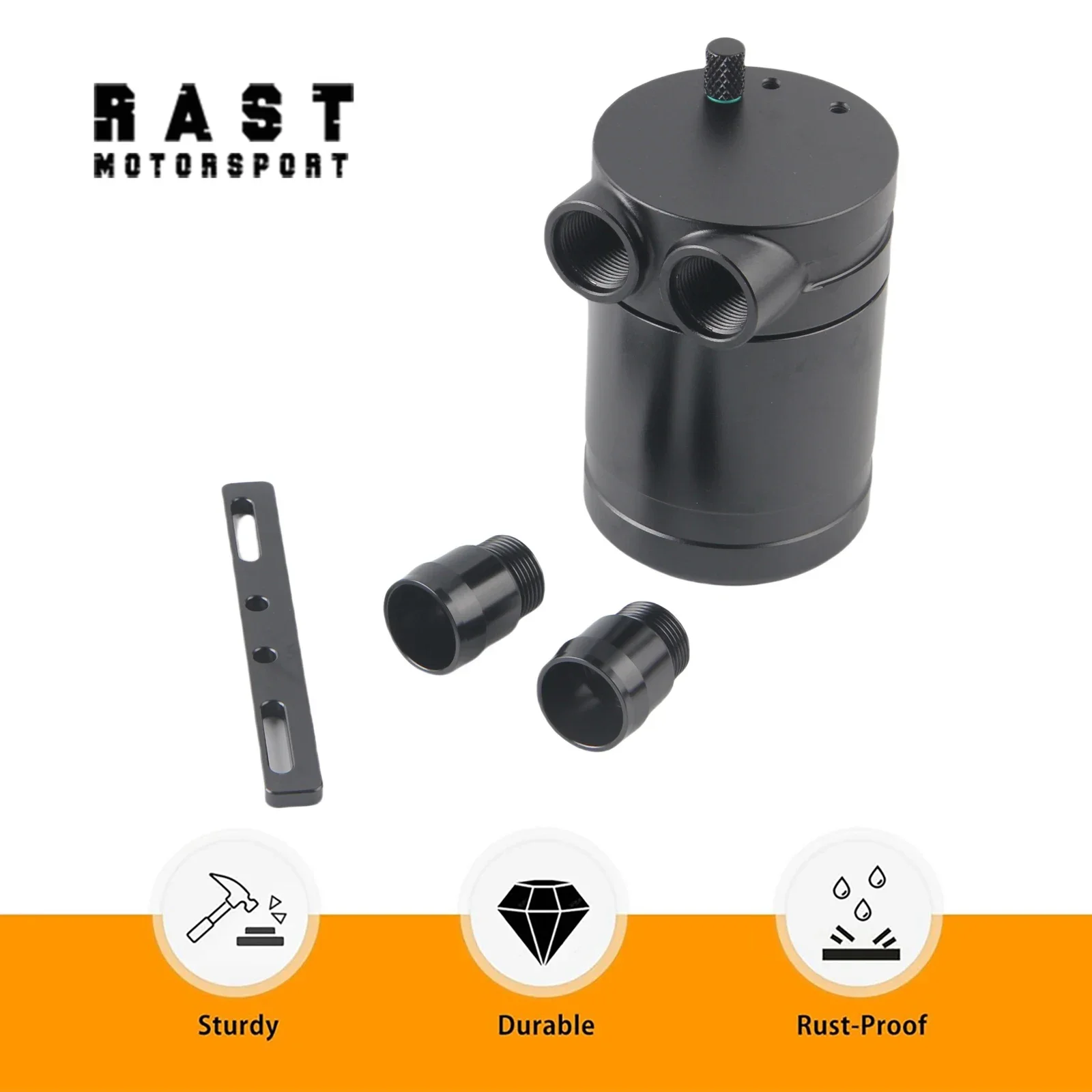 NUOVO AN10 Accessori per auto Strumenti Serbatoio di raccolta olio da corsa in alluminio/Can rotondo Serbatoio Turbo Lattina di raccolta olio/Lattina Cattura universale