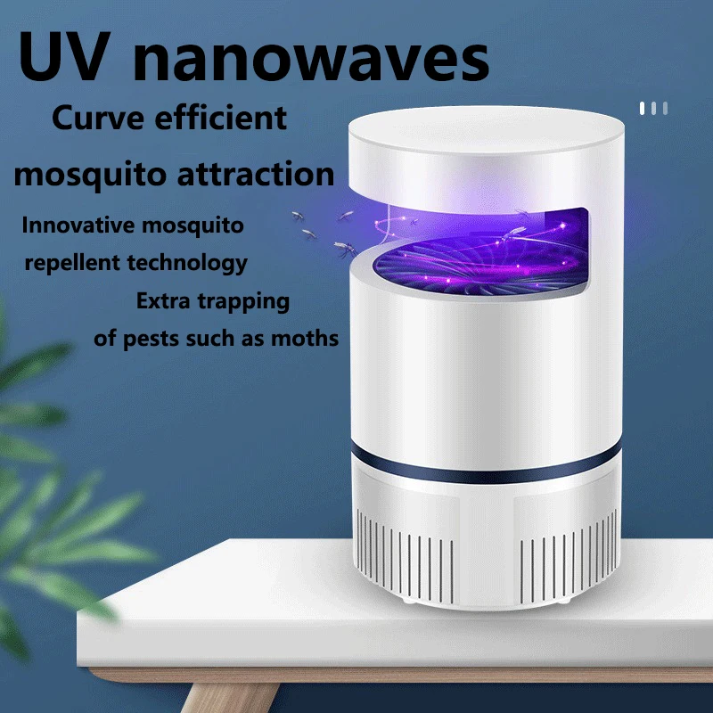 Photocatalytic USB Environmentally friendly and radiation free Mosquito Lamp Indoor Inhalable Silent LED Mosquito Catcher Lamp